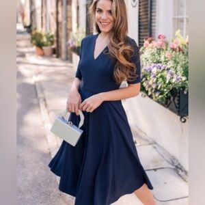 Gal Meets Glam Collection Edith City Blue Dress